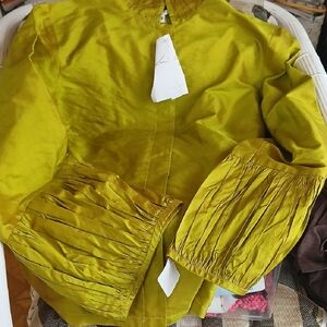 Lorain Croft Silk Jacket Shirt NWT